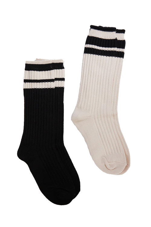 ALL ABOUT EVE ACTIVE CREW SOCK 2PACK