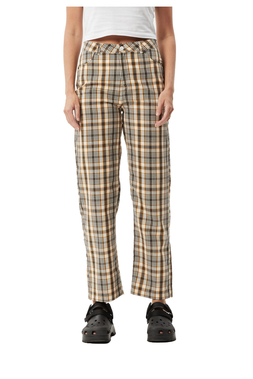 AFENDS CHECK OUT SHELBY PANT