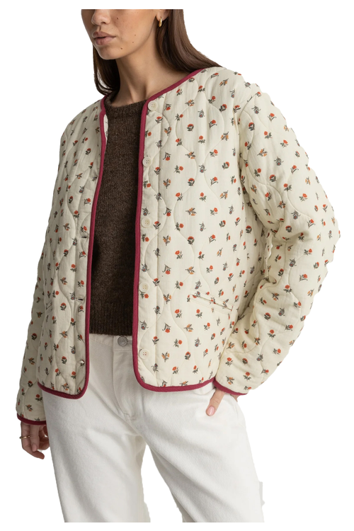 RHYTHM HARLOW FLORAL QUILTED JACKET