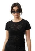 AFENDS POET LACE BABY TEE