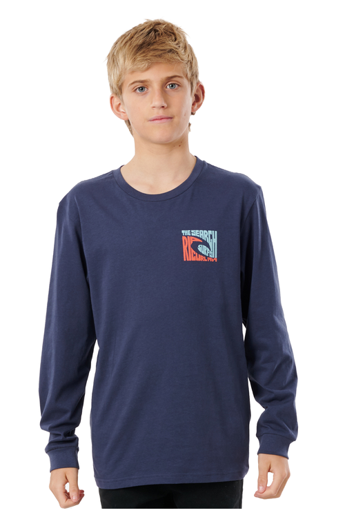RIPCURL YOUTH ICON CUTOUT LS TEE 